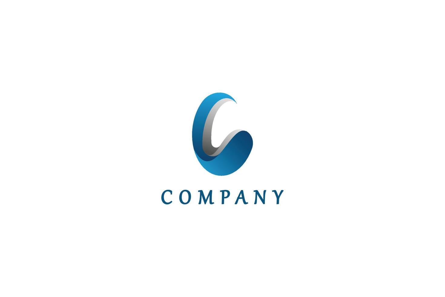Letter C business logo design vector