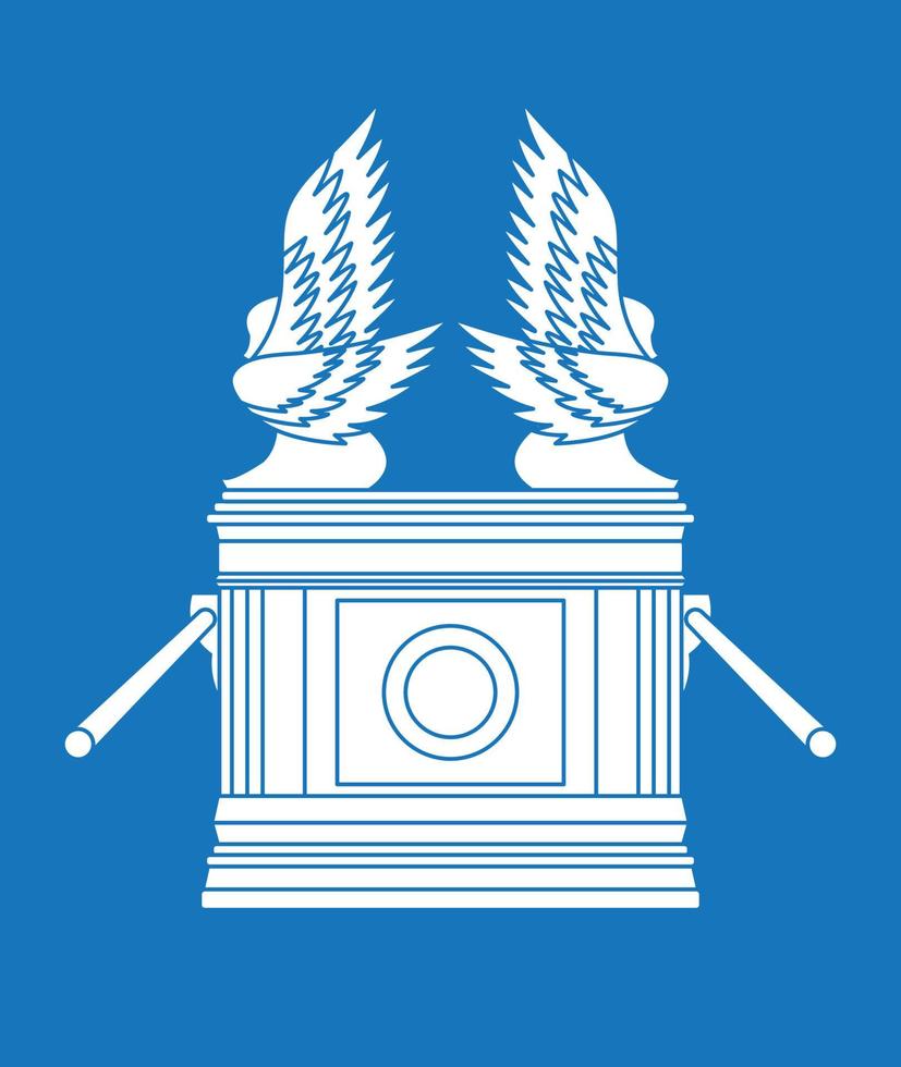 Ark of the Covenant Silhouette vector