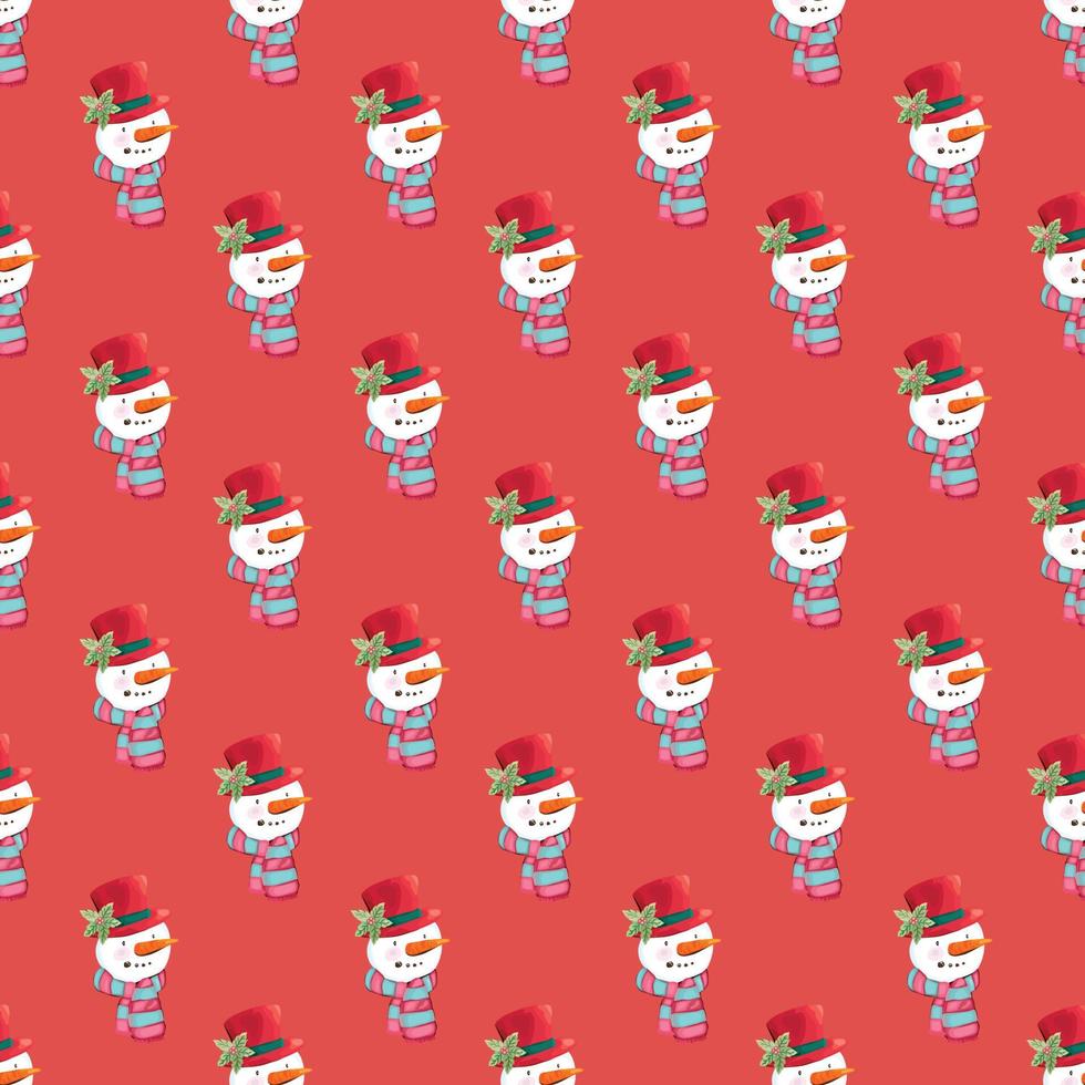 Christmas seamless pattern background. Vector illustration.