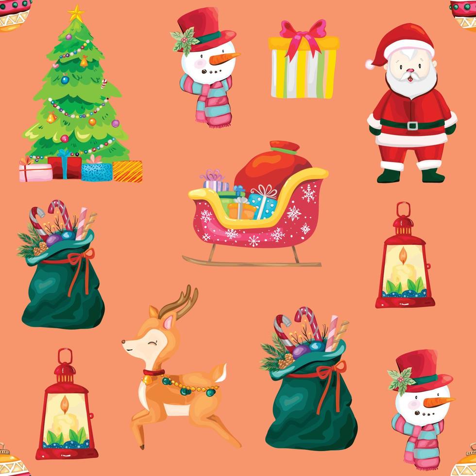 fondo transparente de Navidad. ilustración vectorial vector