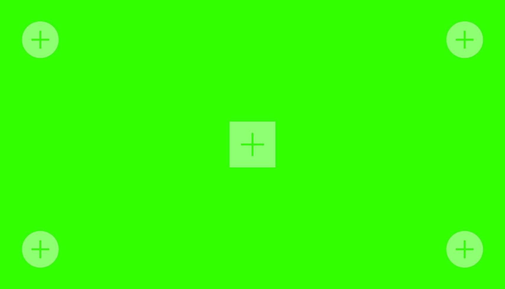 Green colored chroma key background screen flat style design vector illustration.