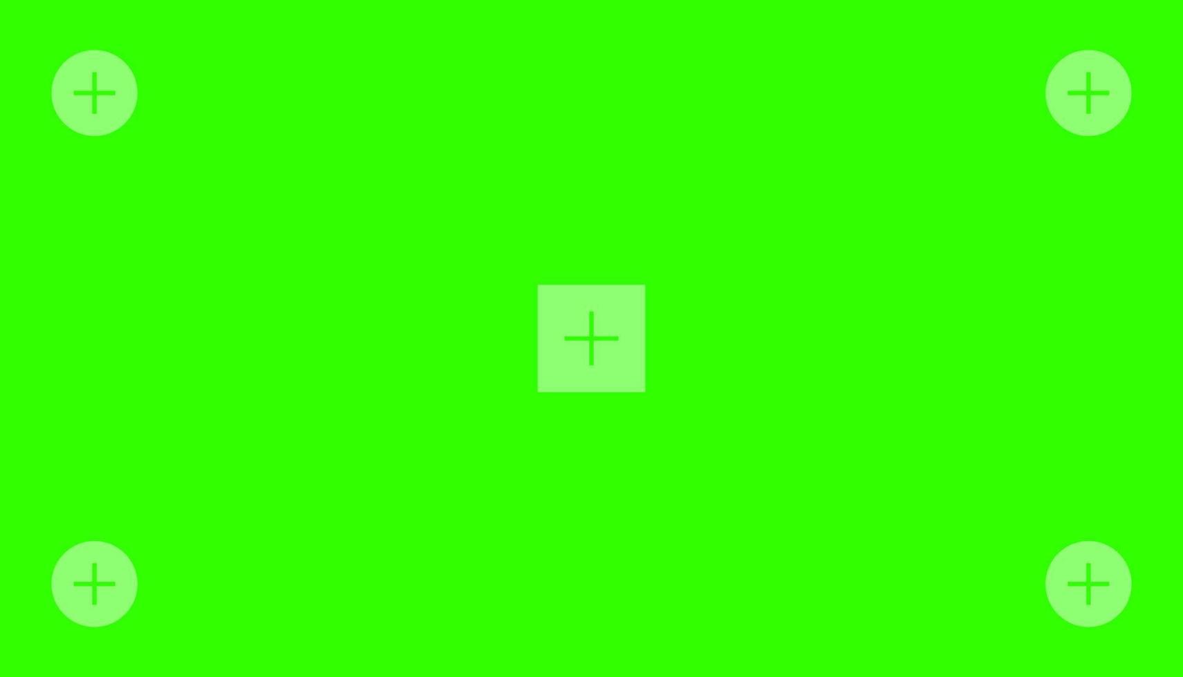 Green colored chroma key background screen flat style design vector illustration.