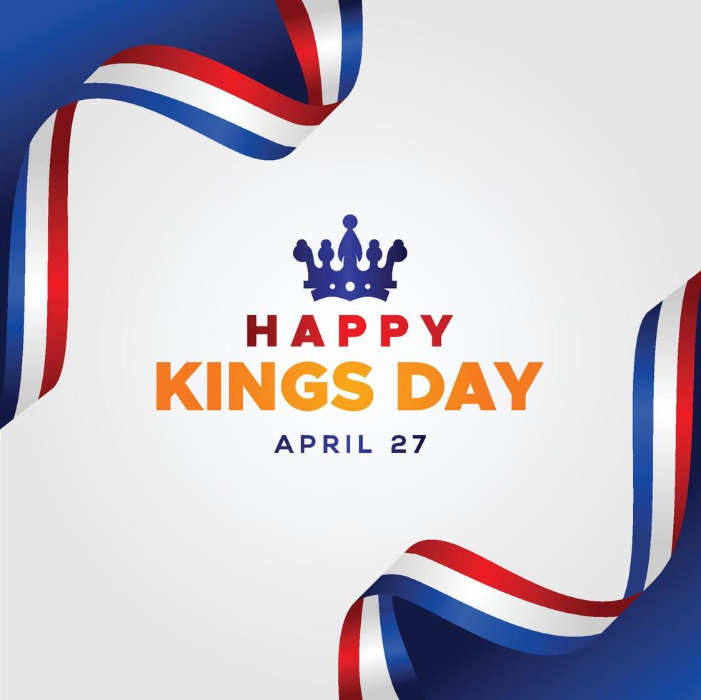 Kings Day Design Celebrate Moment vector
