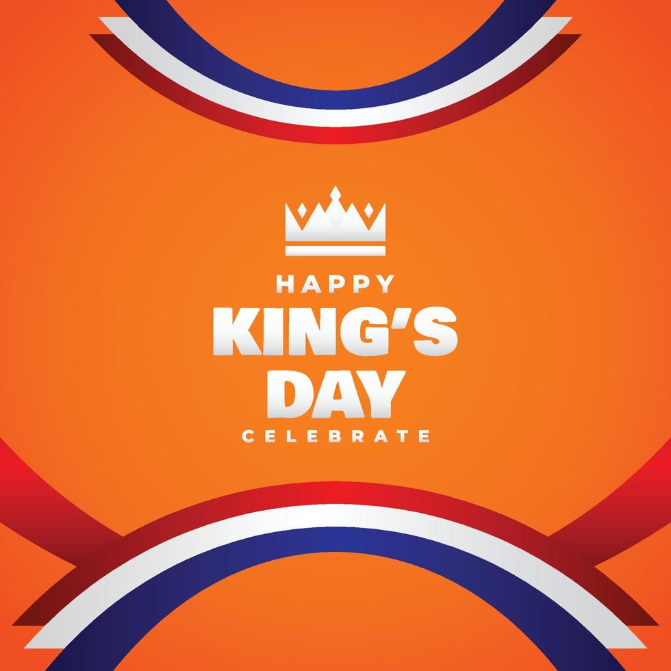 Kings Day Design Celebrate Moment vector