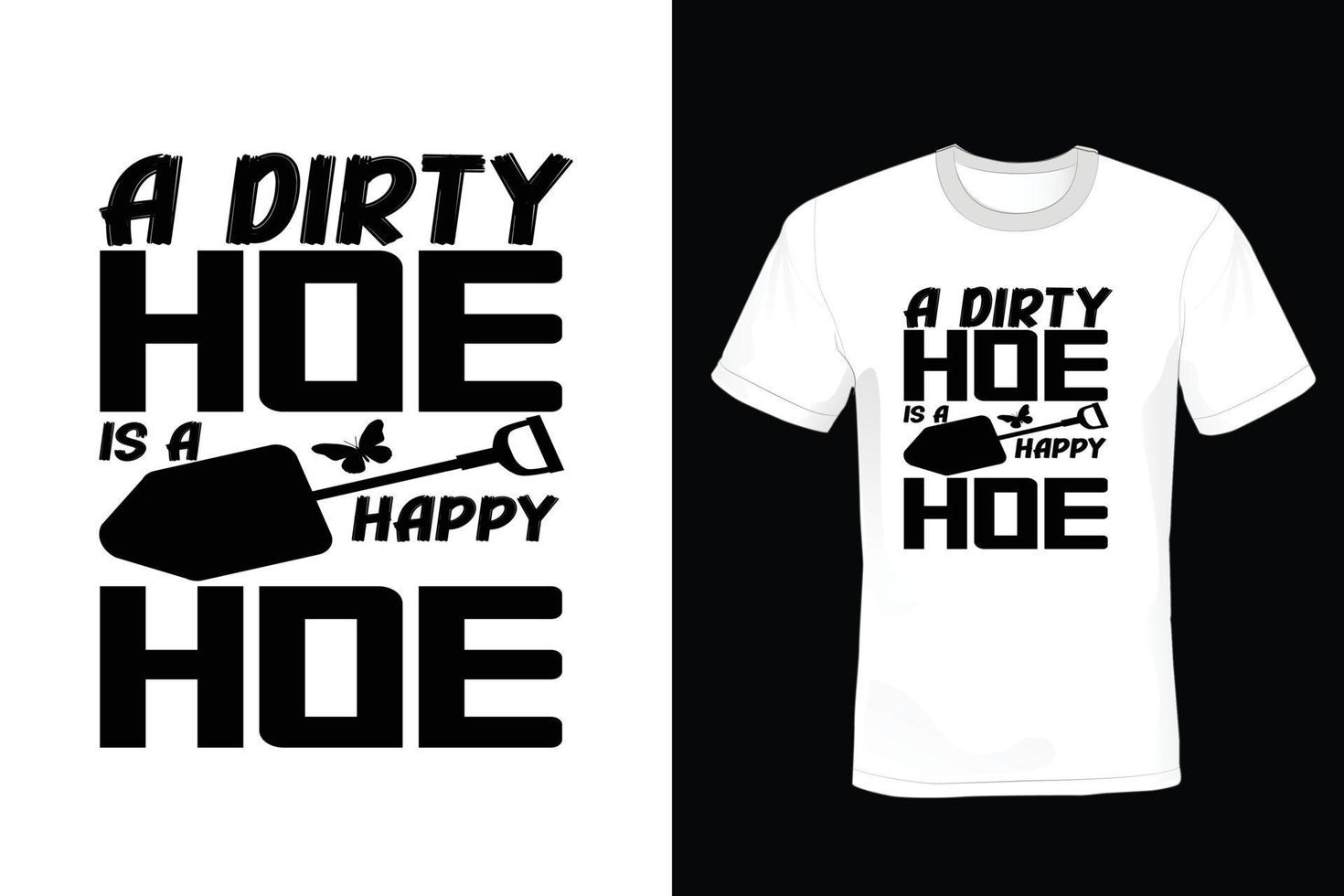 Garden T-shirt design, typography, vintage vector