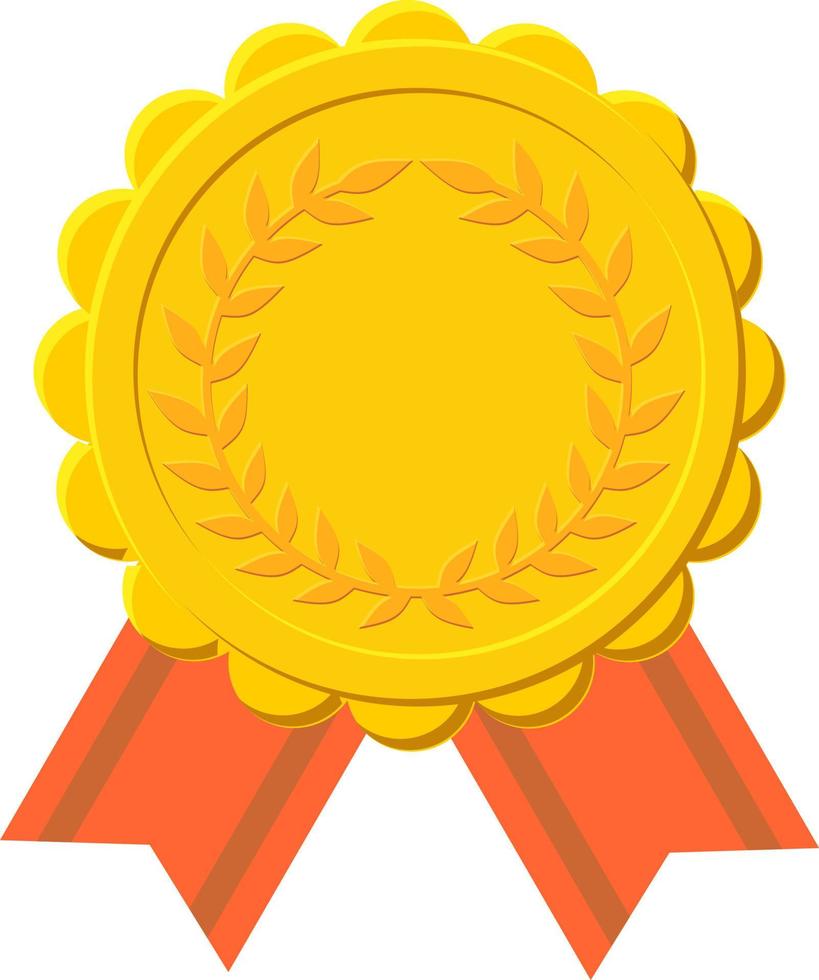 Award trophy gold vector