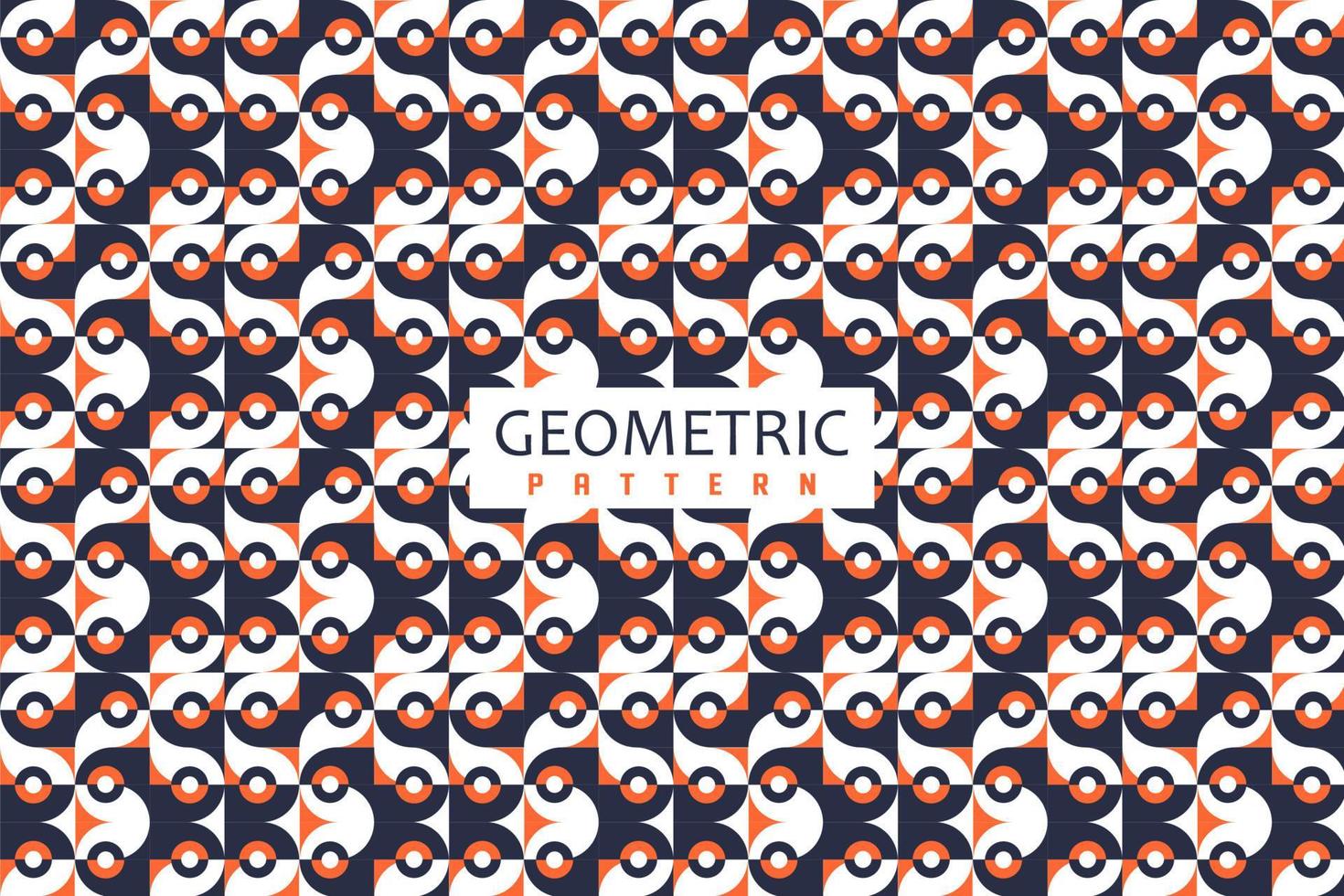 Abstract geometric seamless pattern design vector