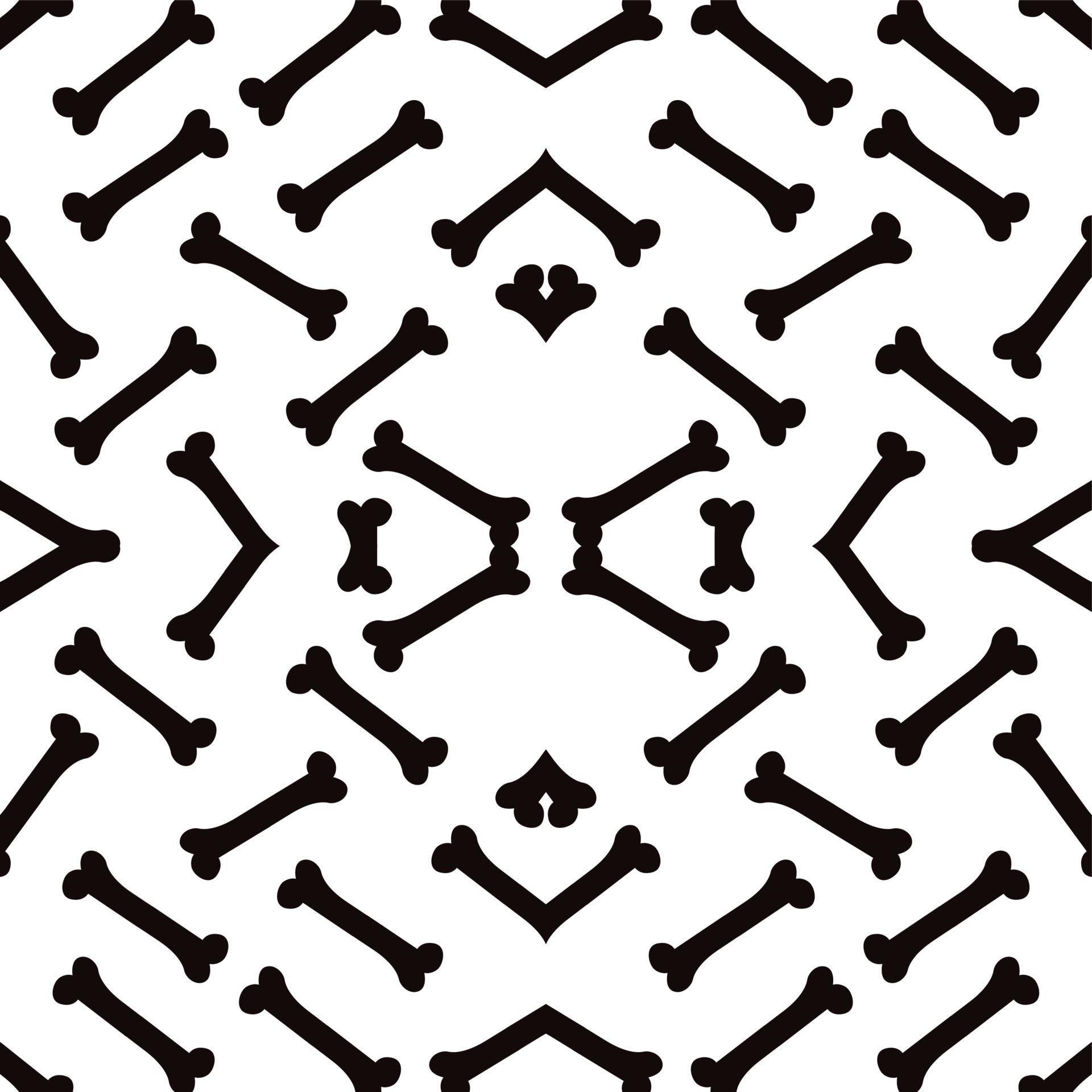 vector illustration of bone pattern for background or print 6873834