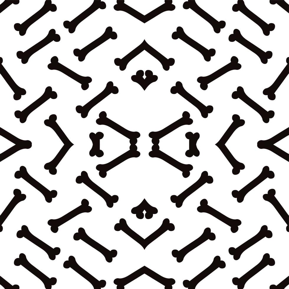 vector illustration of bone pattern for background or print