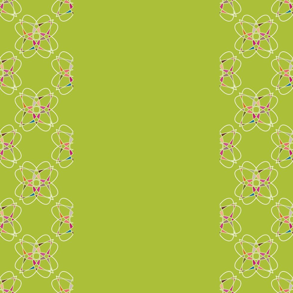 spirograph patternaFloral background. Natural ornament. Invitation card. Leaflet with empty space for text. vector