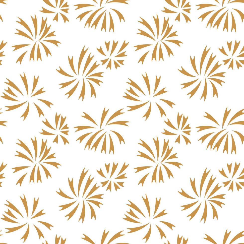 Abstract seamless pattern with fireworks. Festive background. vector