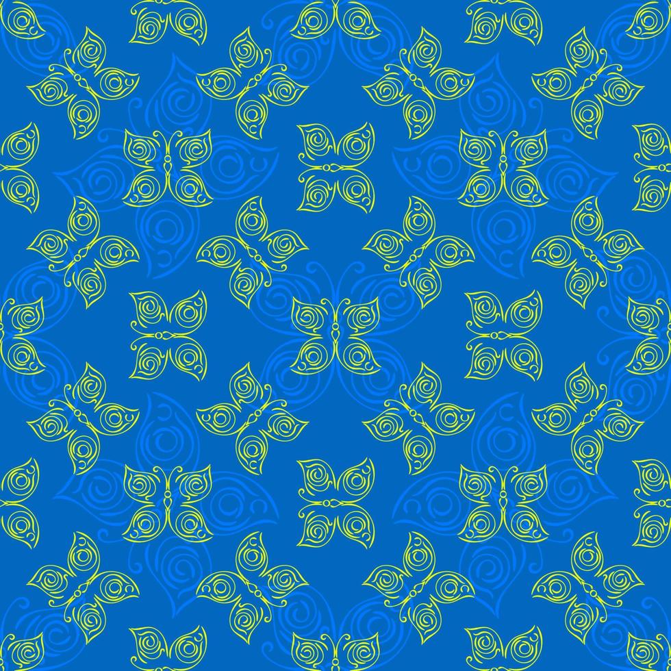 Butterfly seamless pattern. Butterfly background. Butterfly wallpaper. vector