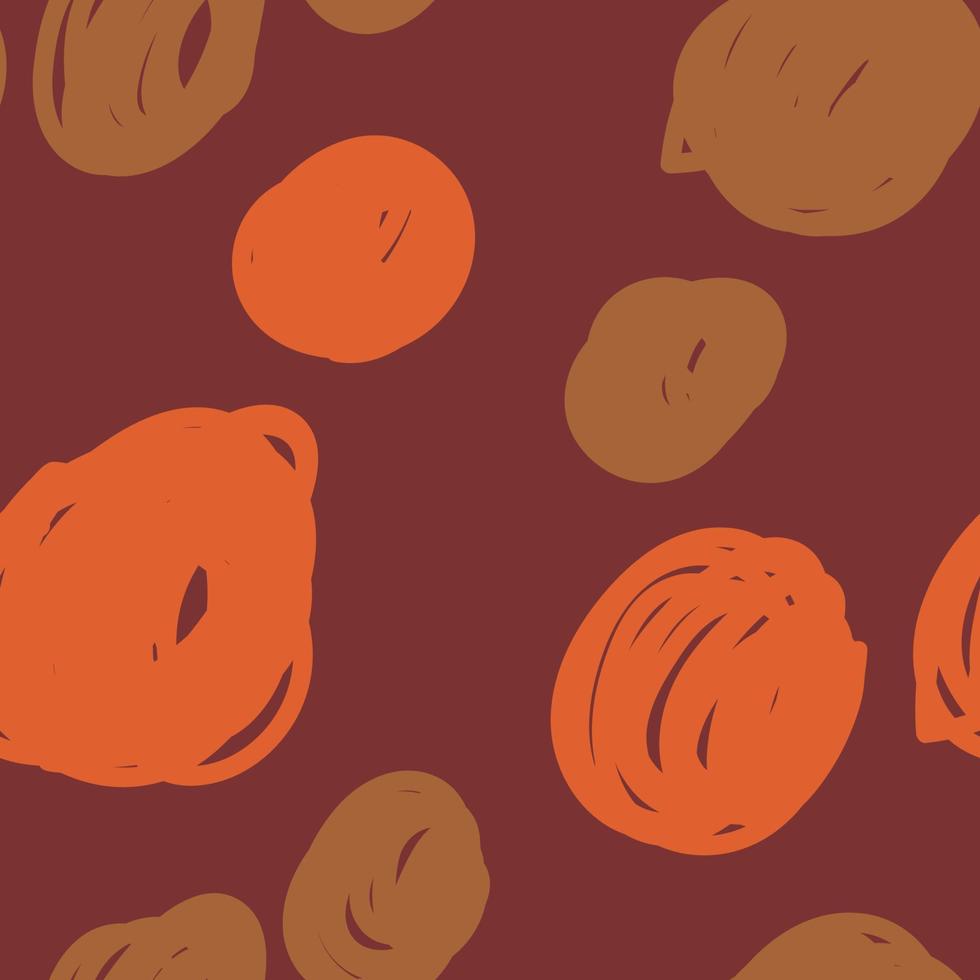 Colorful abstract seamless pattern with uneven round stains, spots, geometrical shapes, splashes background. vector
