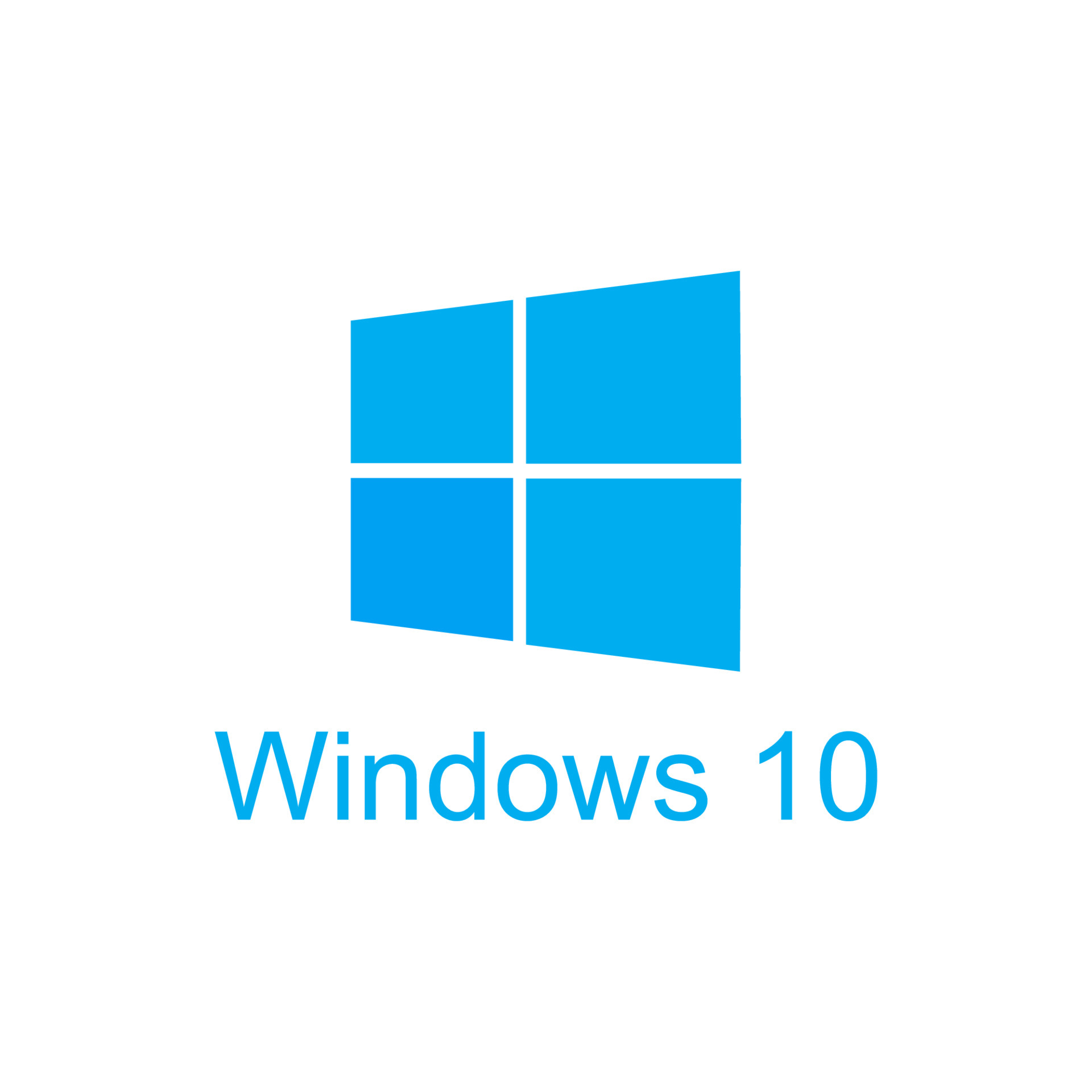 Windows 10 Icon Logo Vector On White Background 6874225 Vector Art At  Vecteezy