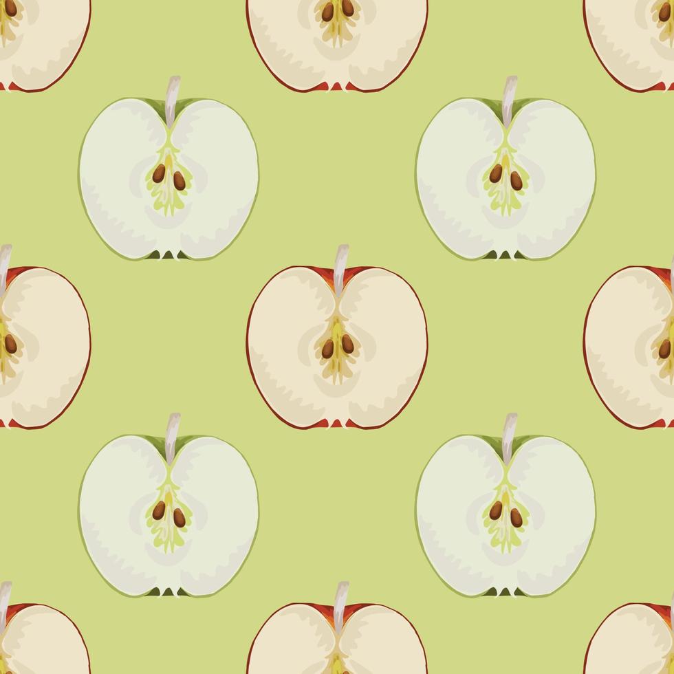 hand draw sweet and fresh fruits drawing pattern design vector