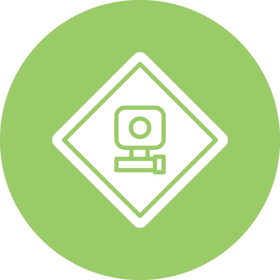 Speed Camera Icon Style vector