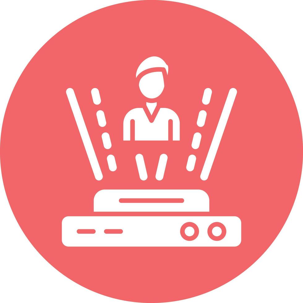 Holographic Icon Style vector