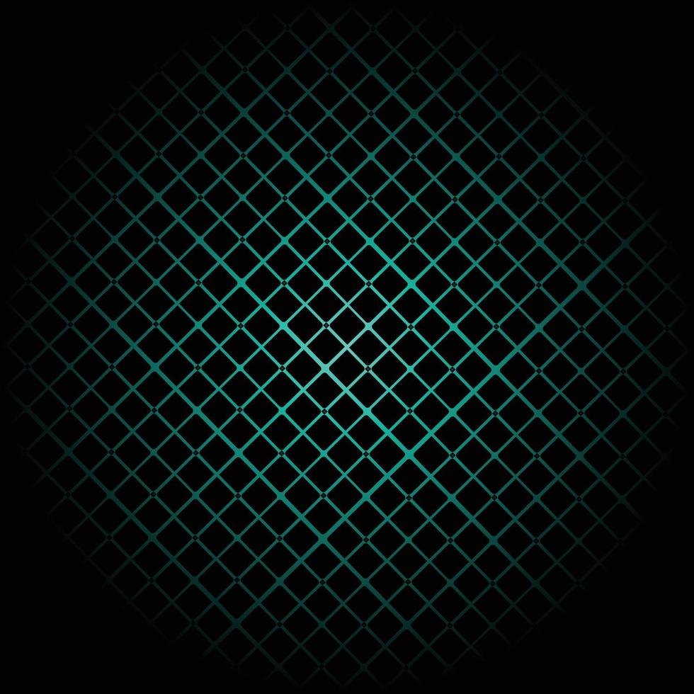 cyan metal hexagon halftone background pattern vector
