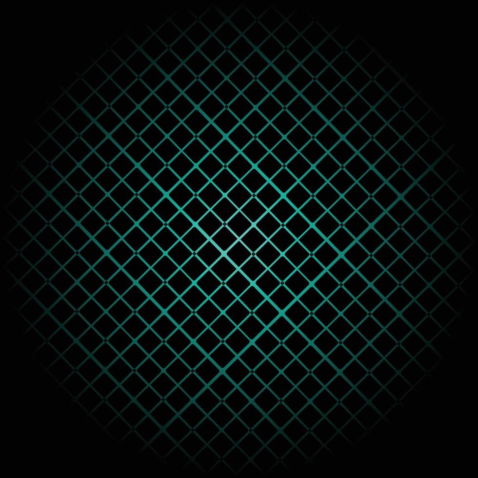 cyan metal hexagon halftone background pattern vector