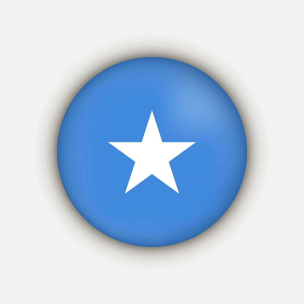 Country Somalia. Somalia flag. Vector illustration.