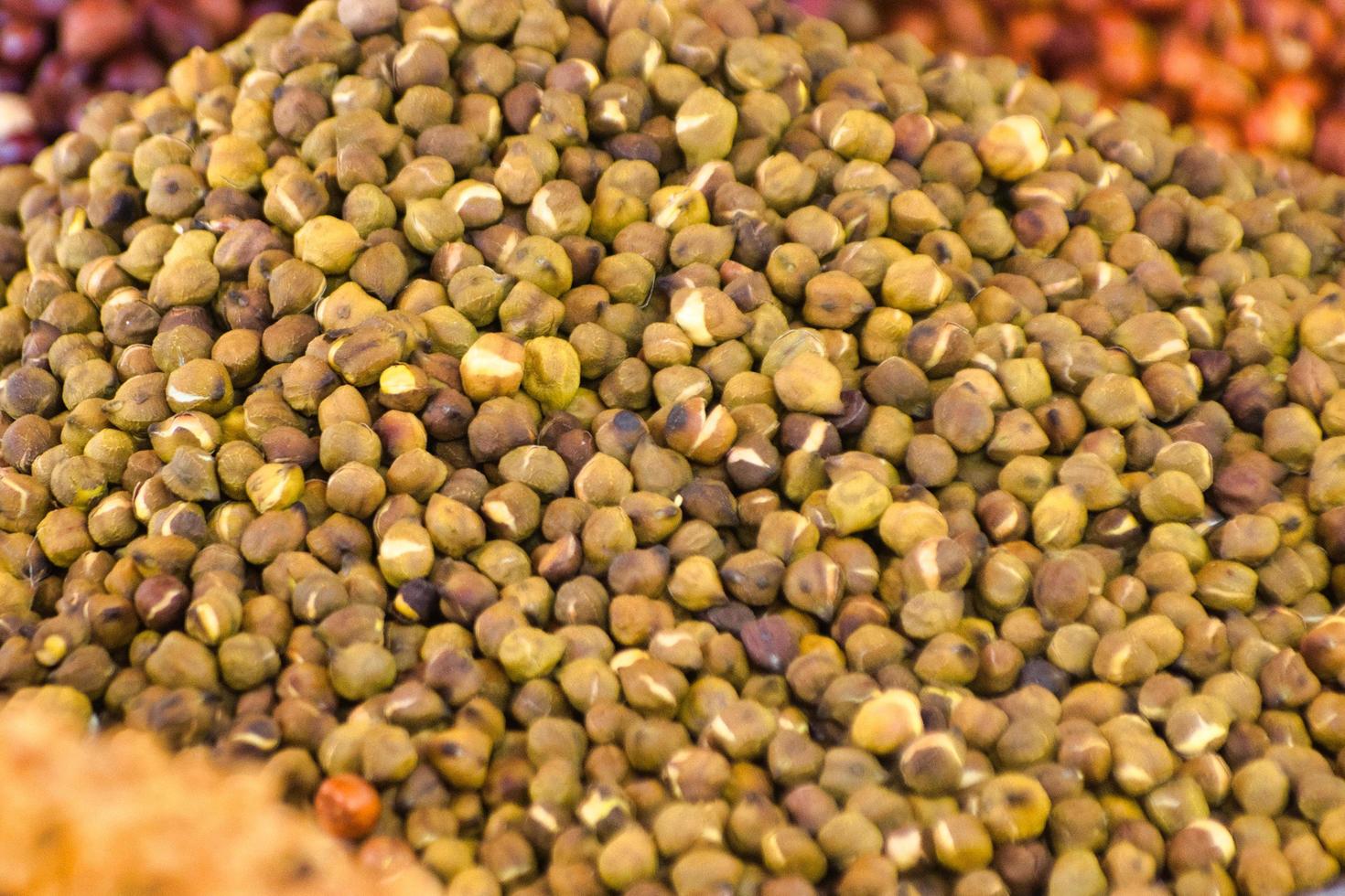 Fried Gram, Chana Roasted, Roasted Gram. Street food of bangladesh. photo