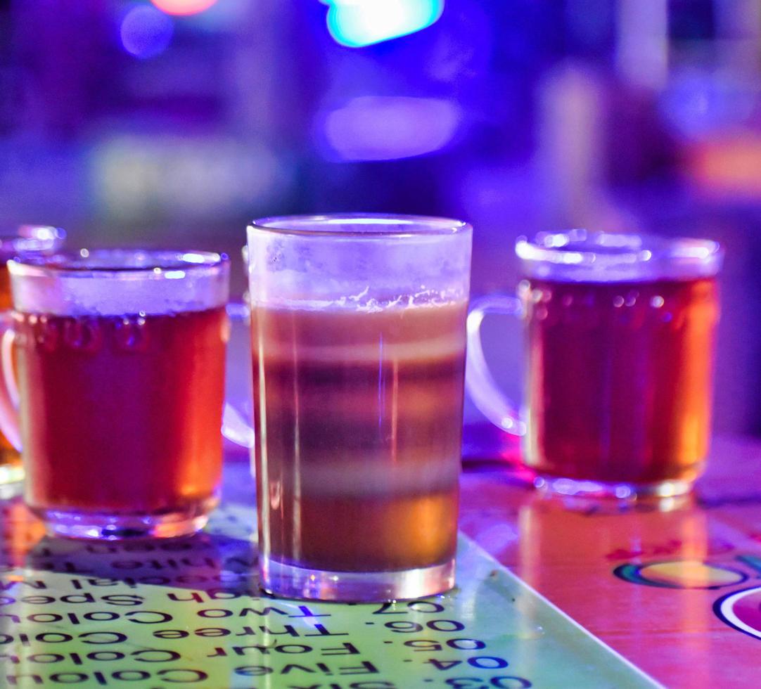 Bangladeshi Traditional seven Layer Tea and Rooibos tea. photo