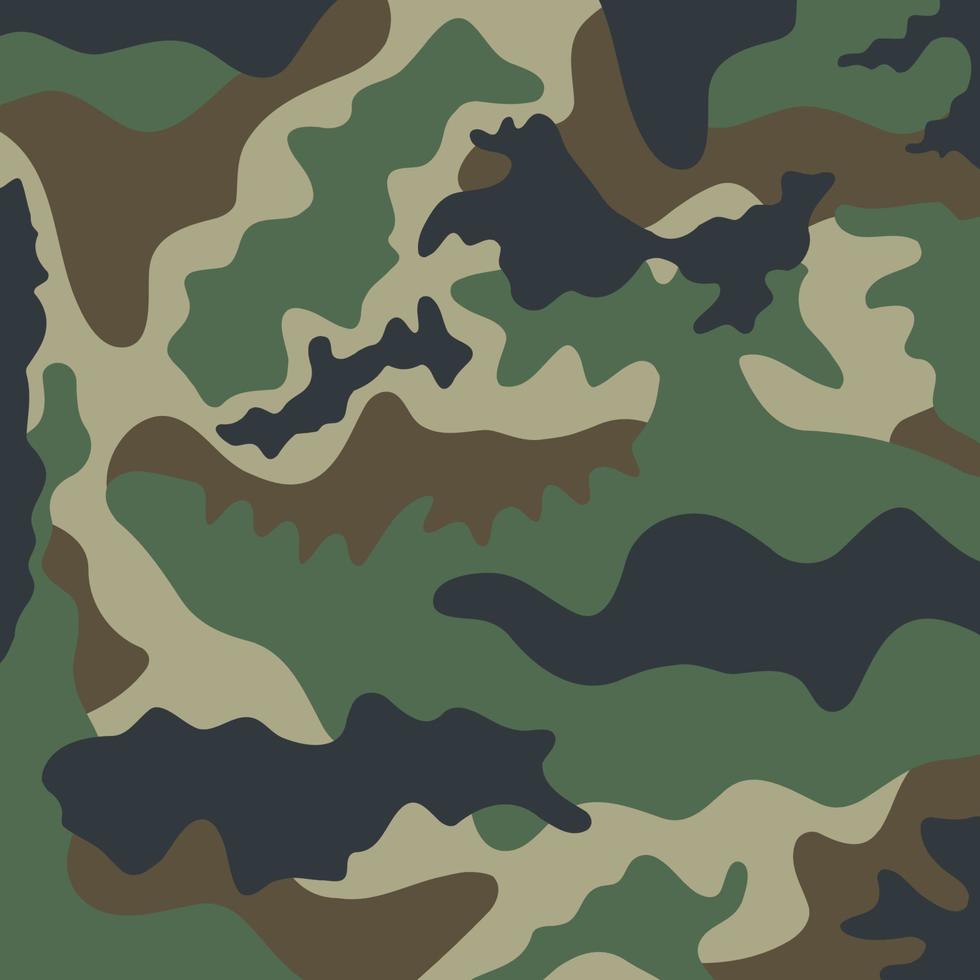 selva selva campo de batalla terreno abstracto patrón de camuflaje fondo militar vector