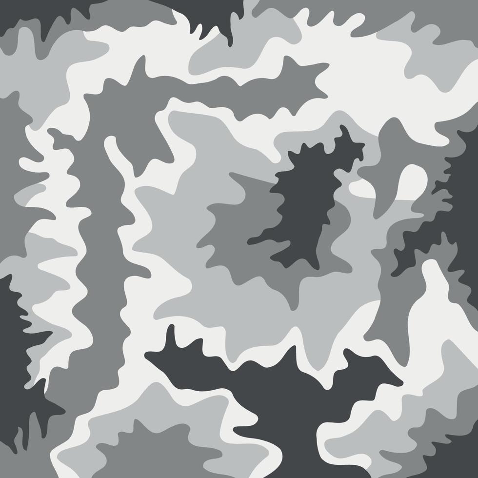 Background Of Soldier Grey Camo Pattern - Arte vetorial de stock e