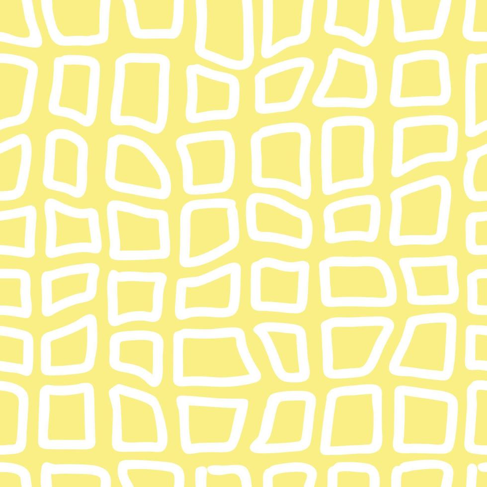 Cute seamless pattern with hand drawn abstract shapes. Trendy vector background. Fresh modern geo print for kids apparel, scrapbooking, wallpaper