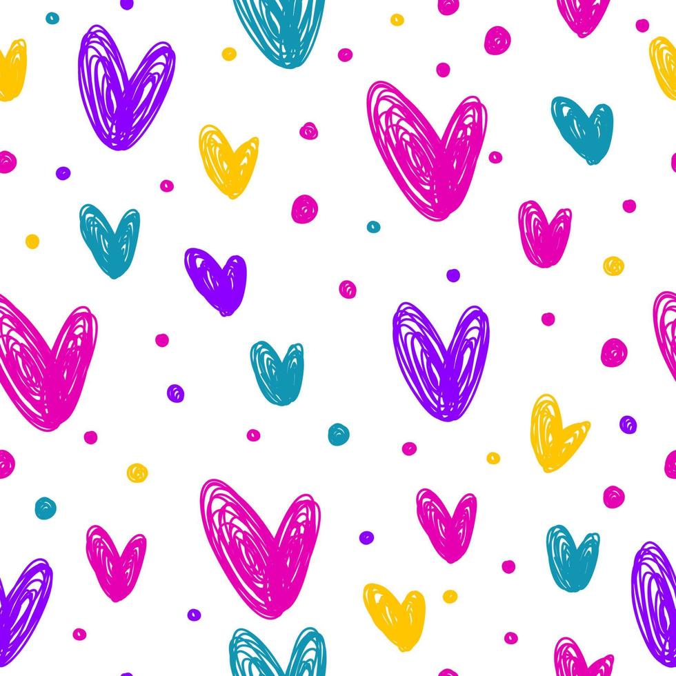 Bright childish wrapping paper seamless pattern for use in design. Perfect for party wallpaper, summer holiday textile print,kids party card, shop sale advertising. vector