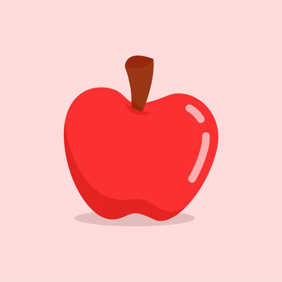 Illustration vector graphic of apple