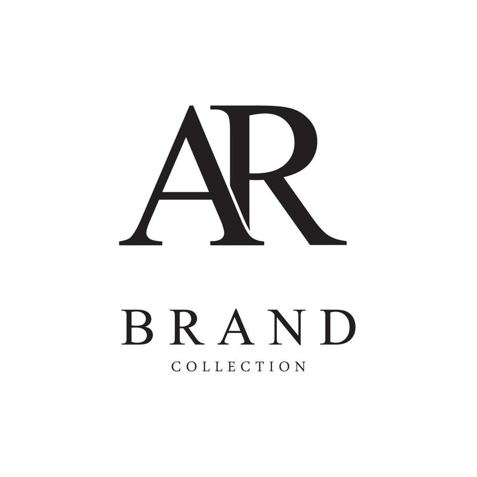 Letter AR vector logo design symbol  icon emblem