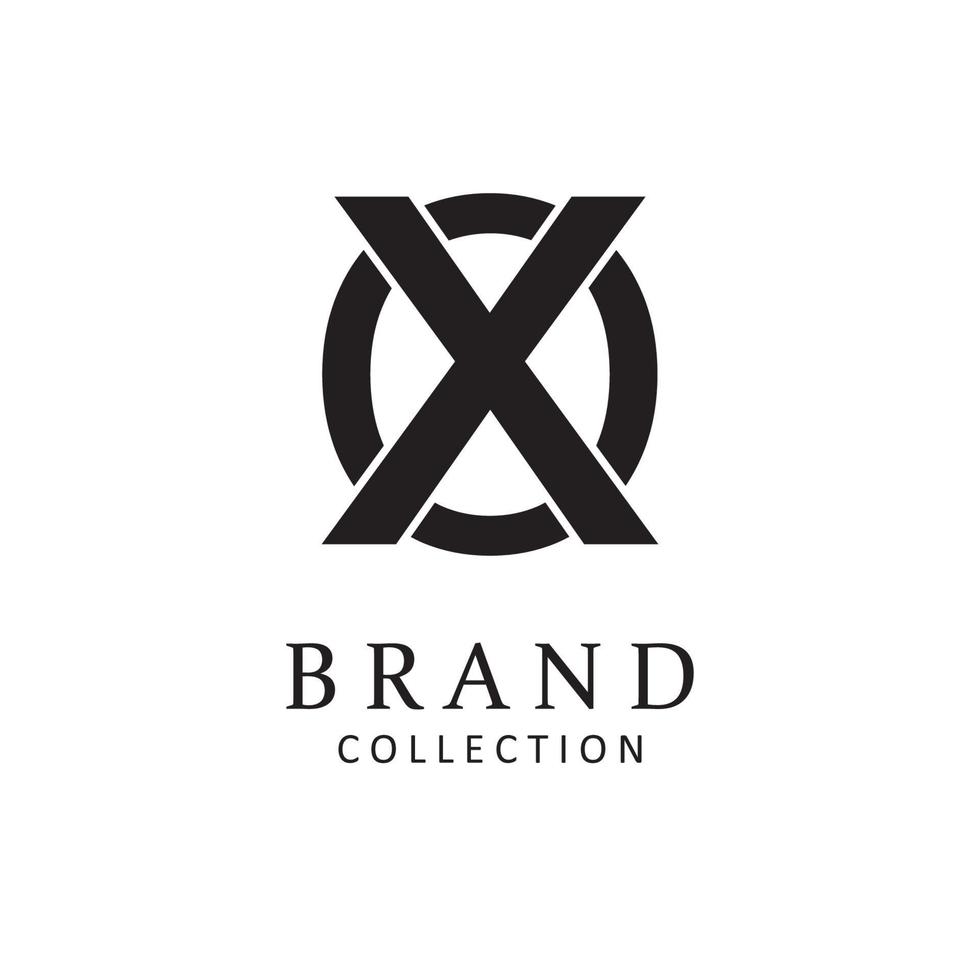 Letter XO vector logo design symbol  icon emblem