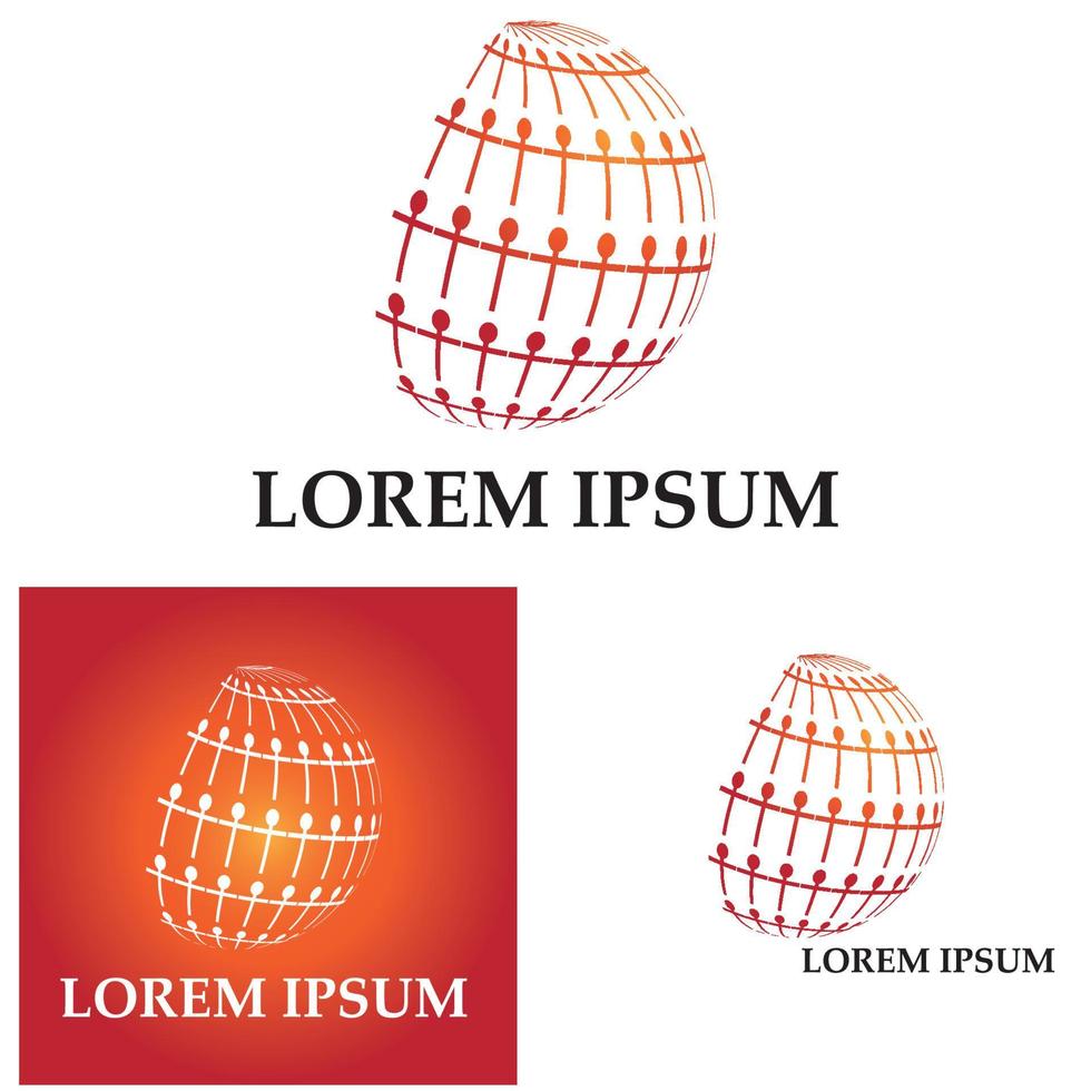 3D digital globe logo design. icon vector illustration. This logo is suitable for global company  world technologies and media and publicity agencies