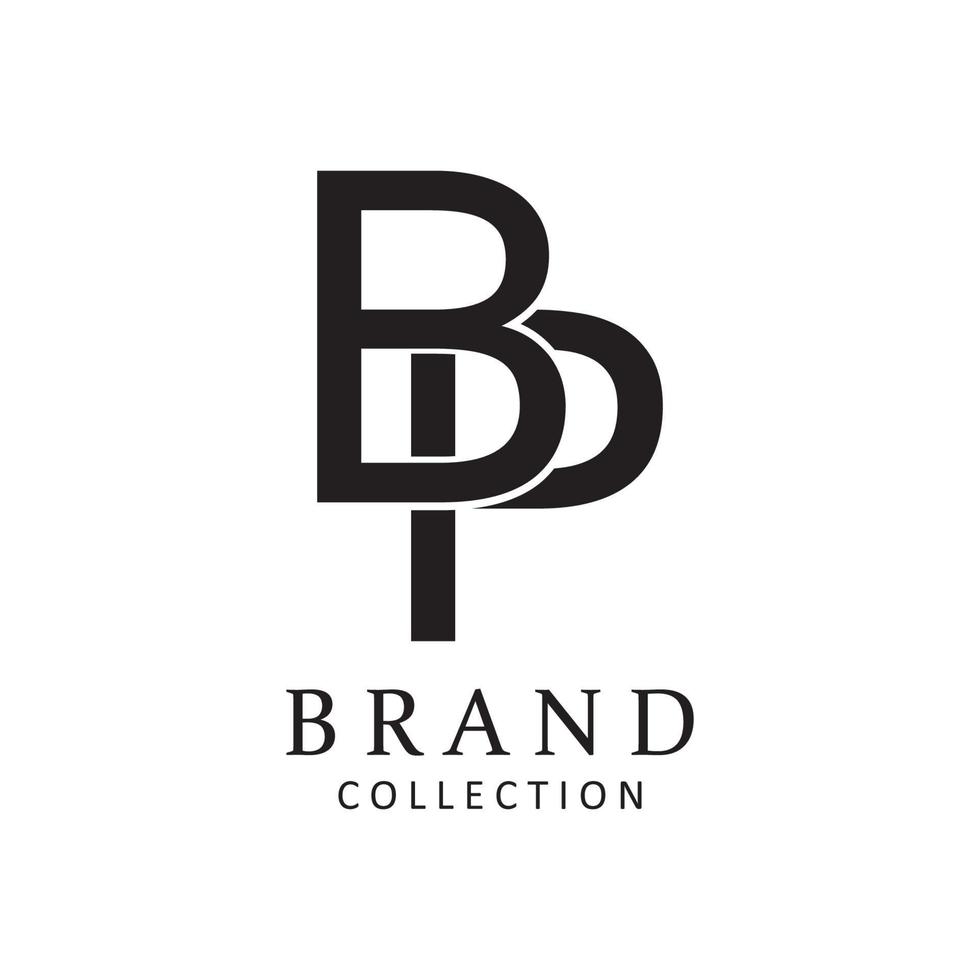 Letter BP vector logo design symbol  icon emblem
