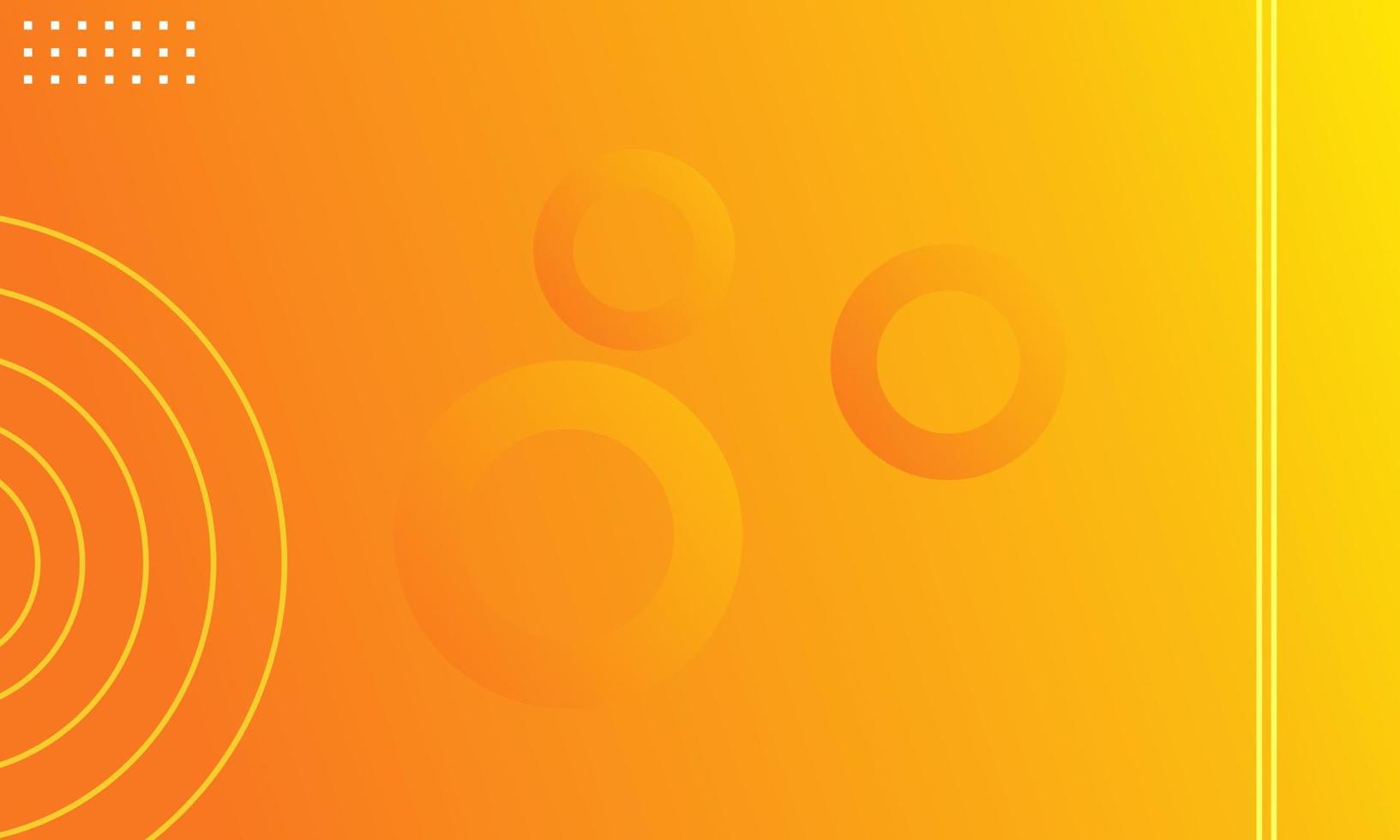geometric background with circle shape and orange gradient color. used for website design, technology banners, posters vector