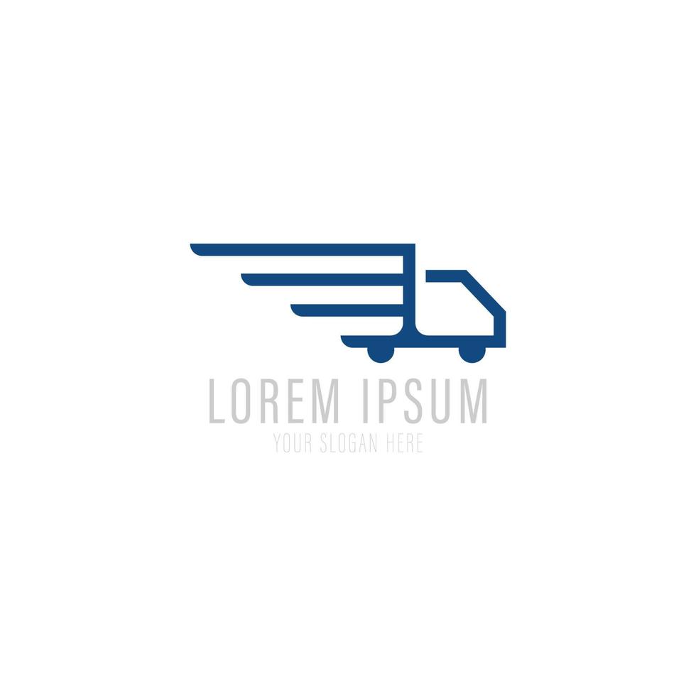 Delivery truck logo icon vector isolated on white background.
