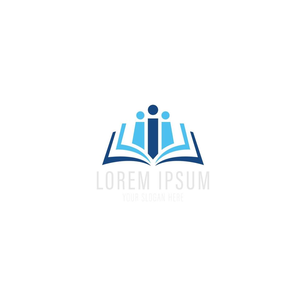 People logo vector education concept.