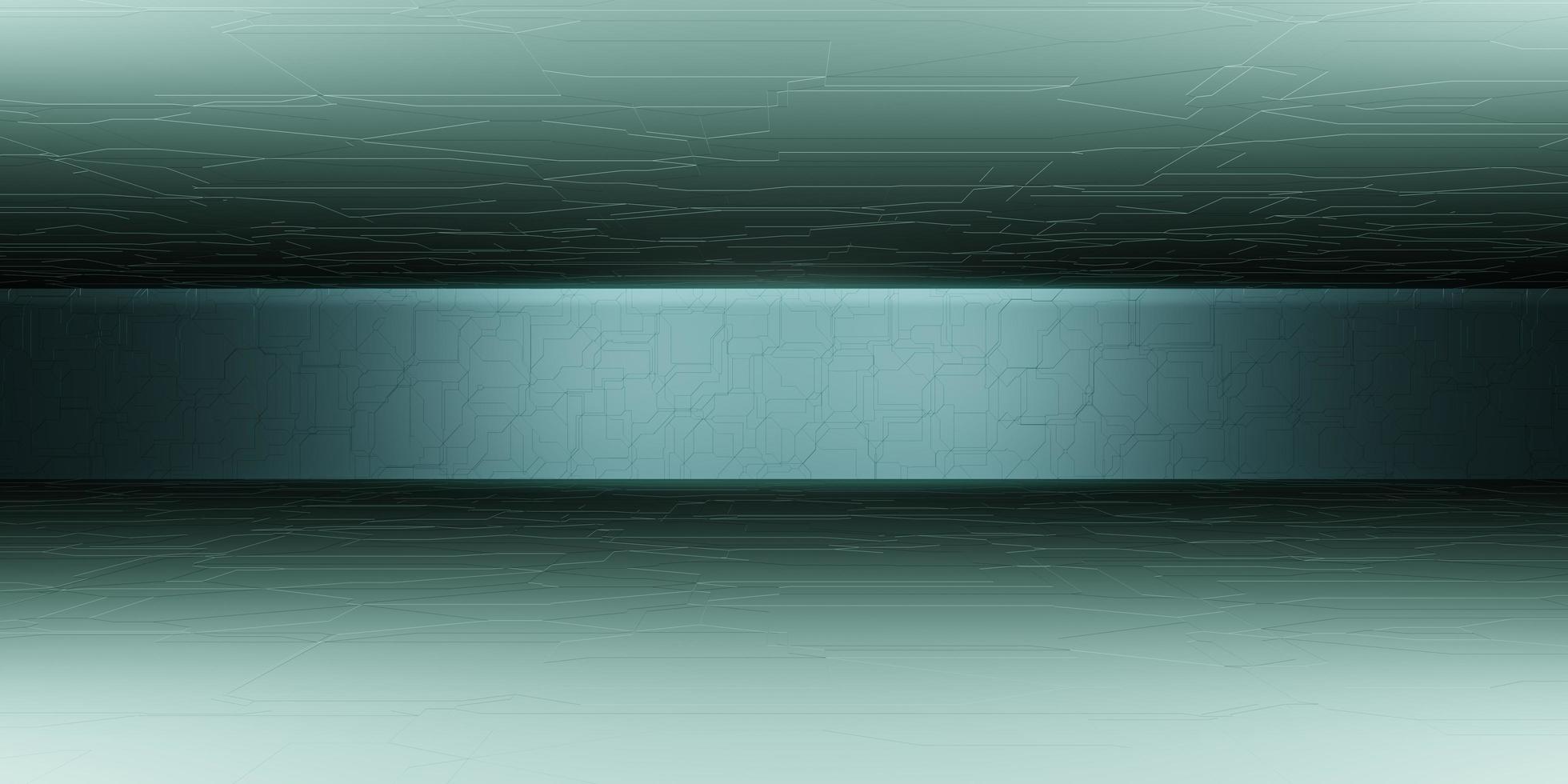 Futuristic horizon background tech backdrop modern abstract background material pattern 3D illustration photo