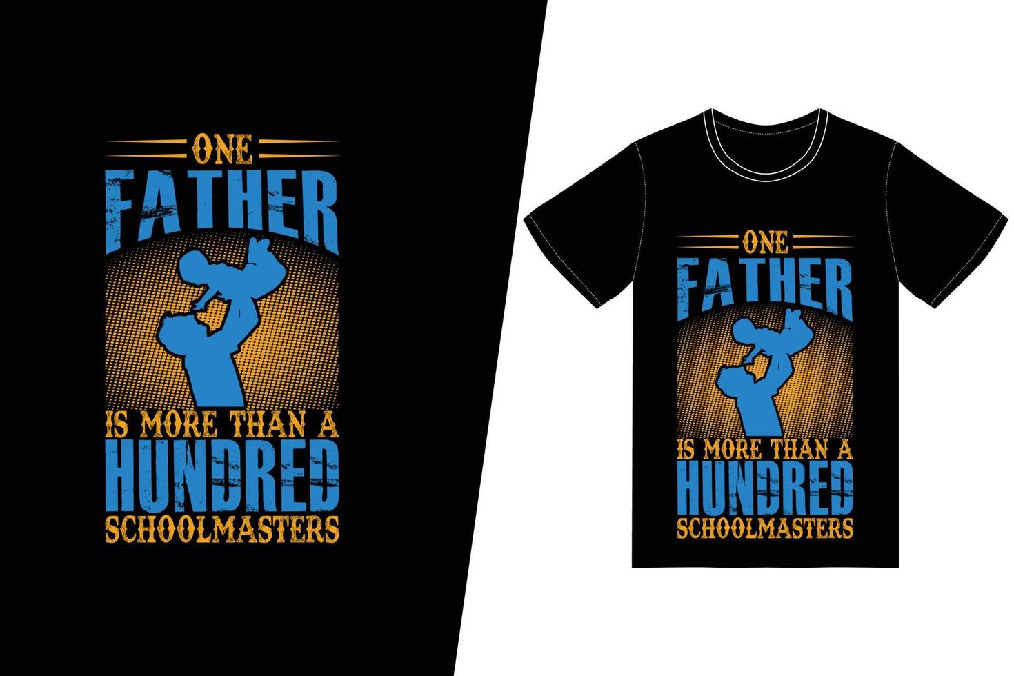 un padre tiene más de cien diseños de camisetas de maestros de escuela. vector de diseño de camiseta del día del padre. para la impresión de camisetas y otros usos.