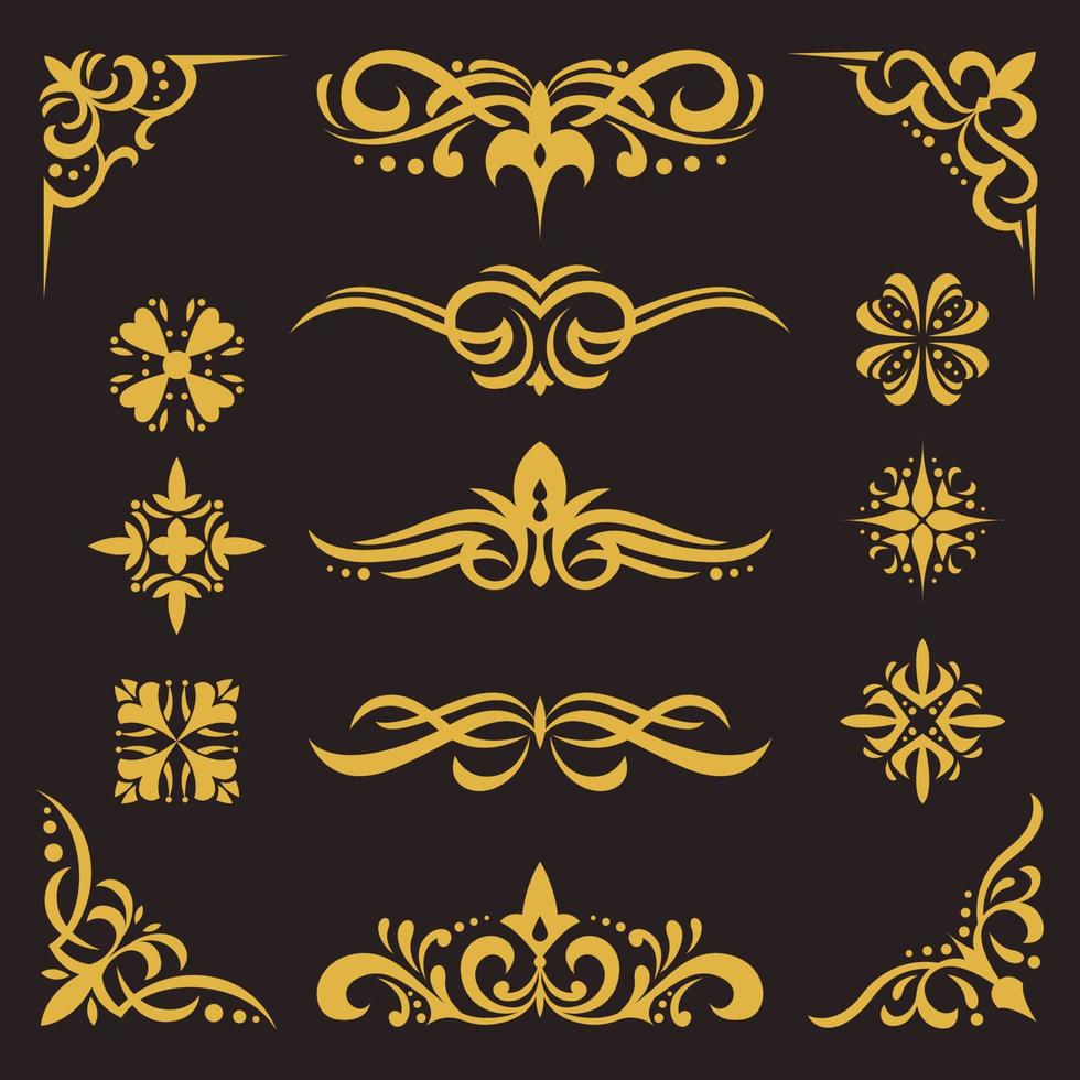 Border Elements Collection vector