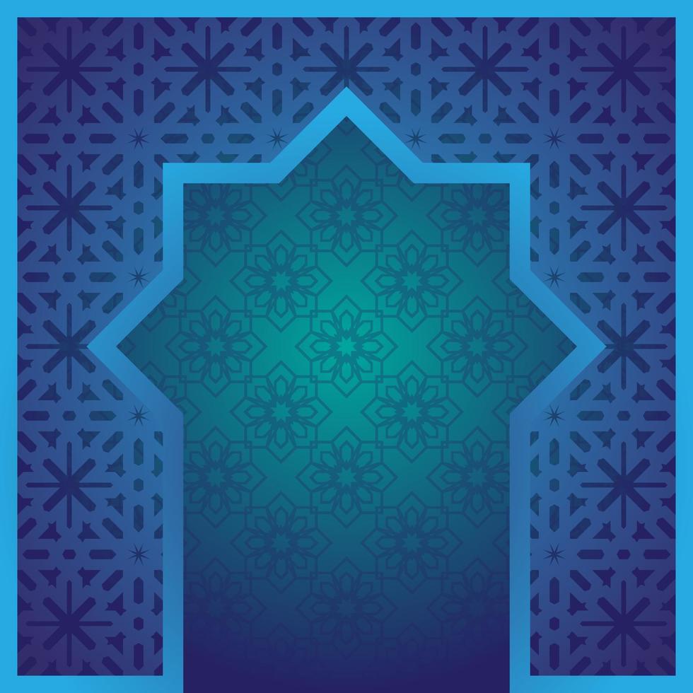 Islamic background design vector
