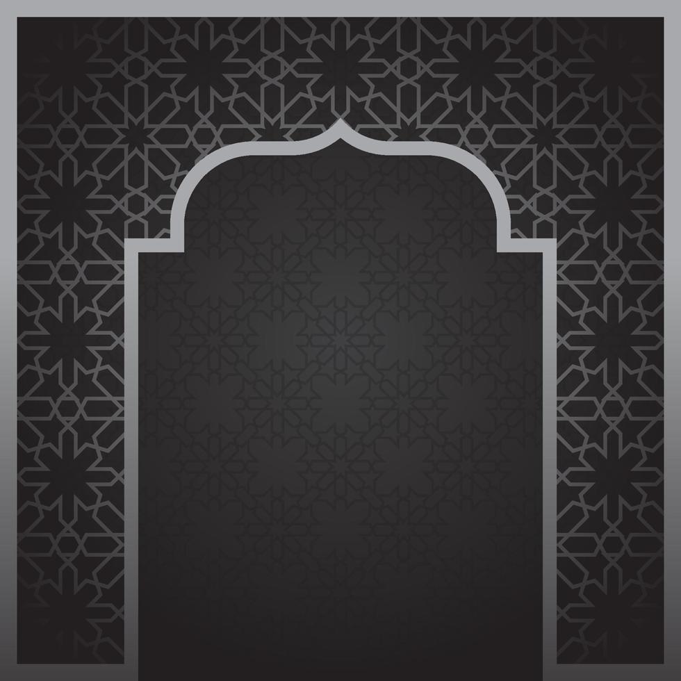 Islamic background design vector