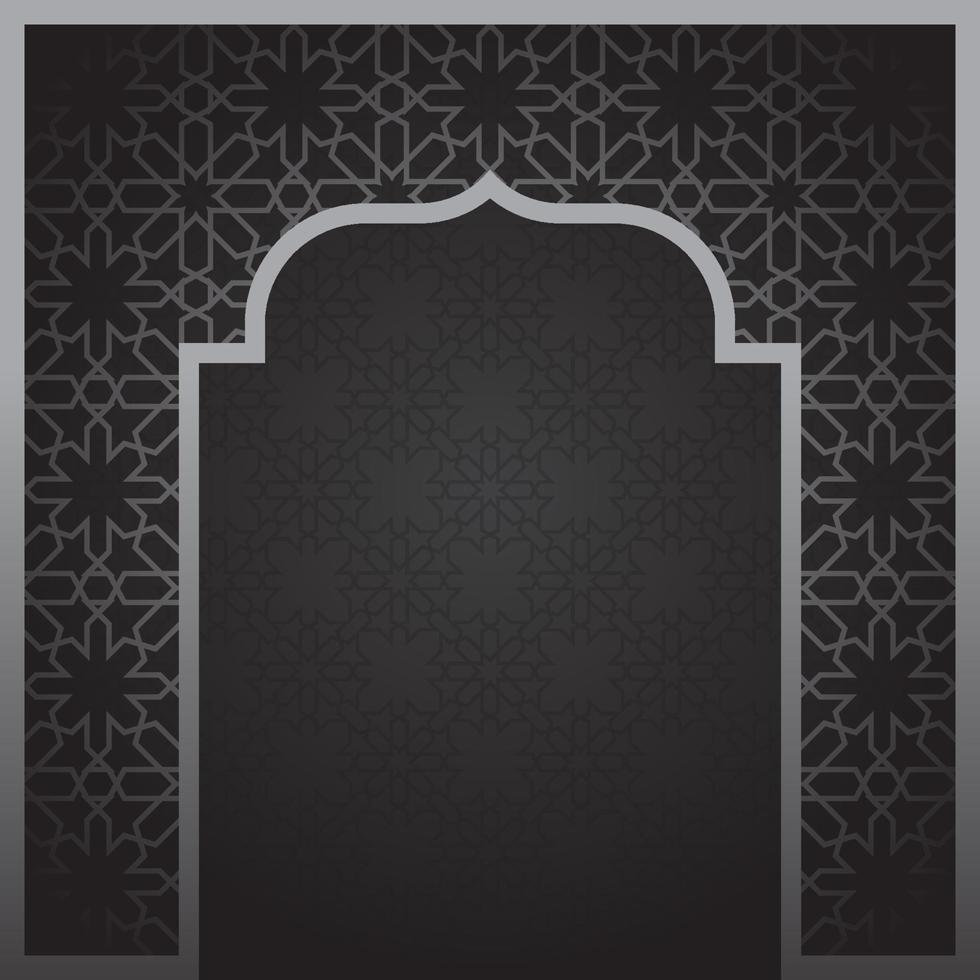 Islamic background design vector