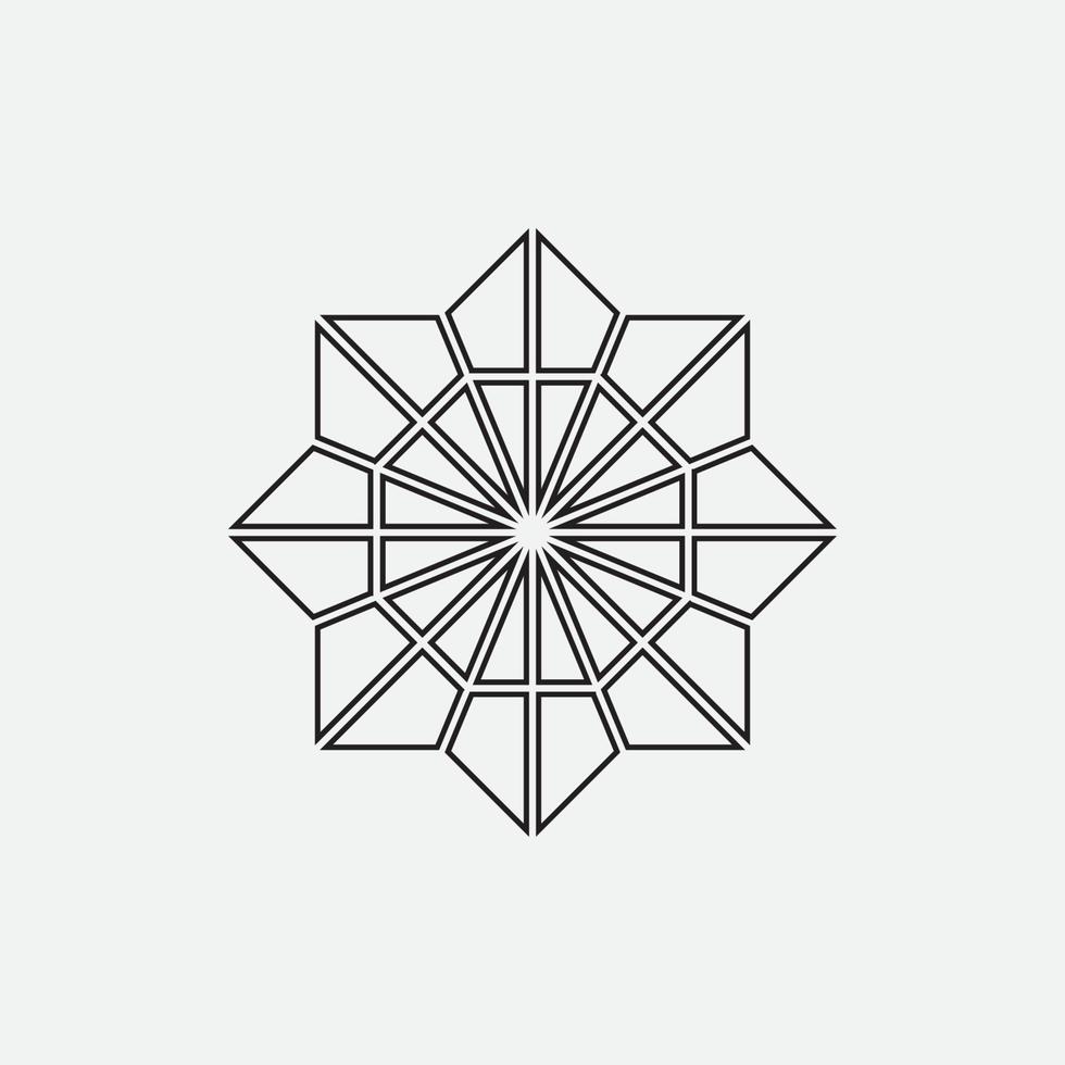 Islamic ornament design vector