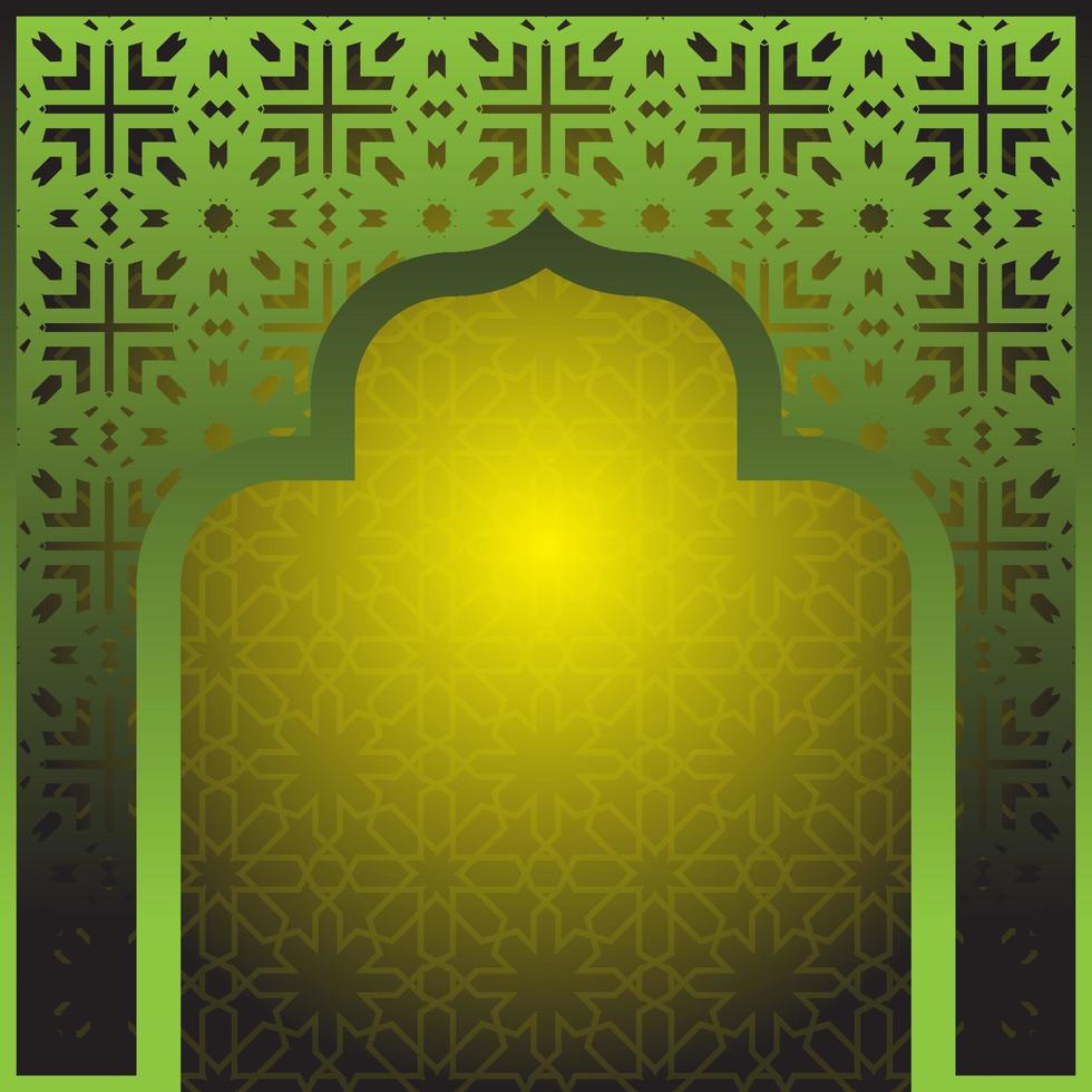 Islamic background design vector