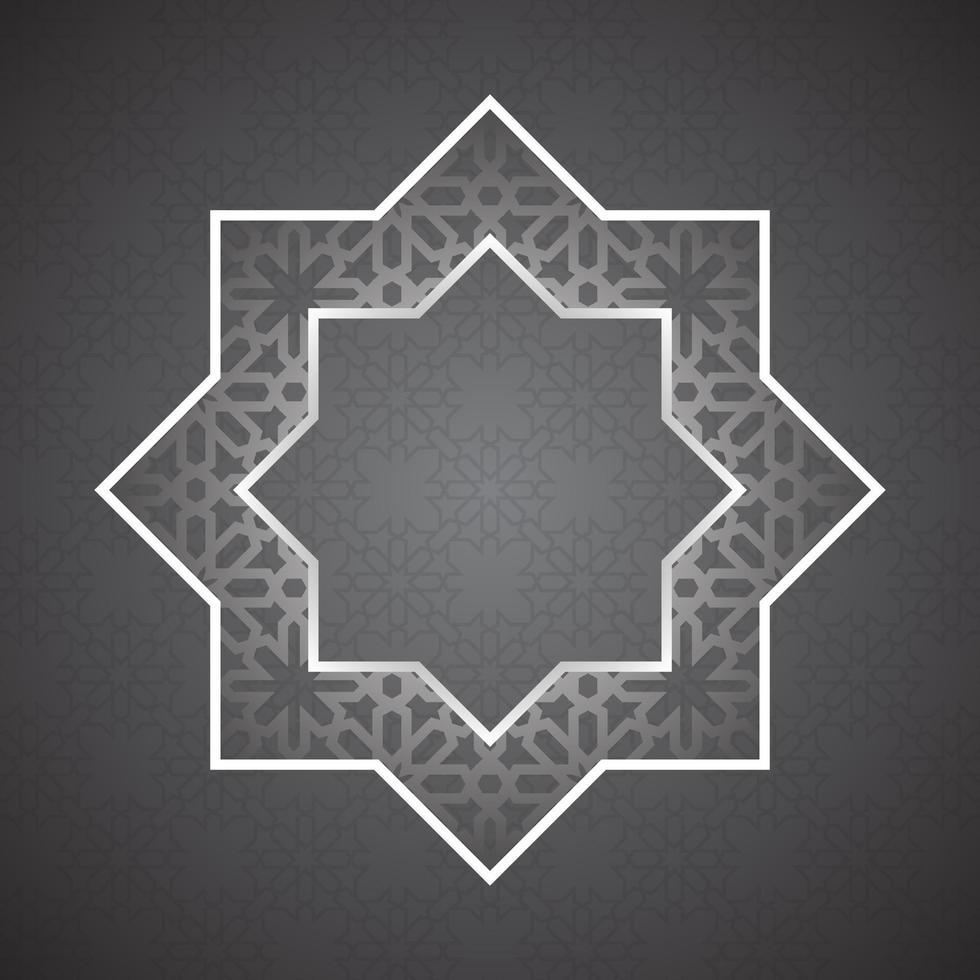 Islamic background design vector