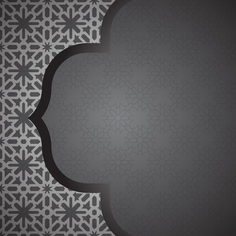 Islamic background design vector