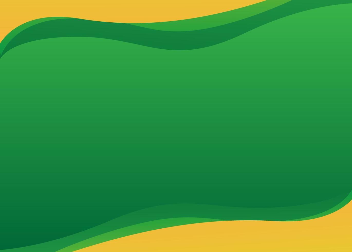 abstract green wave background vector