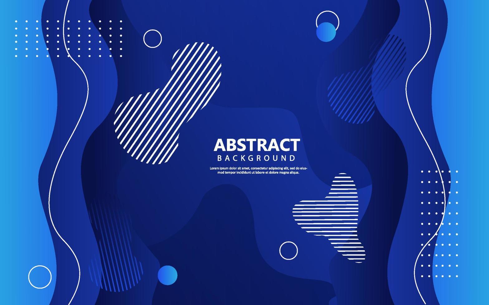 Modern abstract wave fluid background vector